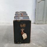Vintage suitcase storage trunk