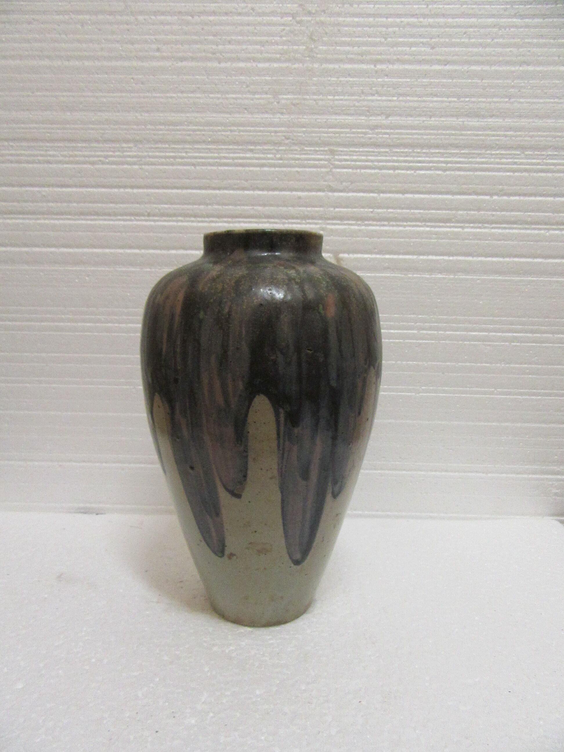 Vase Grebert céramique du beauvaisie signé c Grebert
