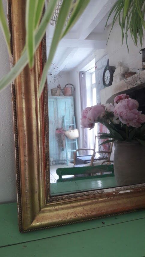 Gold foil mirror 90x78