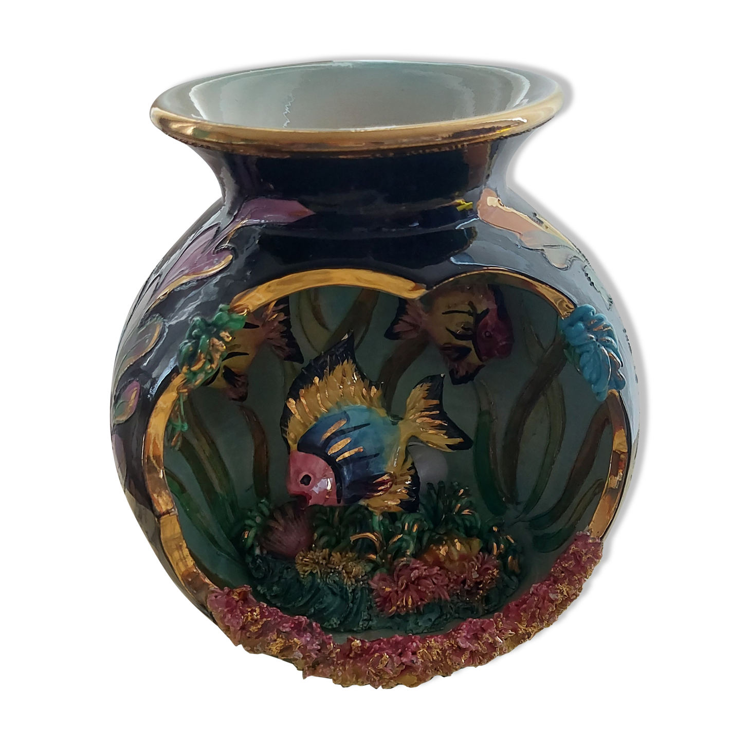 Ceramic lamp years 60 vallauris
