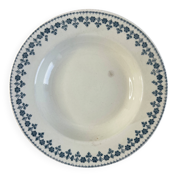 Assiette creuse LG barreau en terre de fer