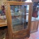 Vitrine art déco en acajou années 1930