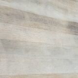 Natural wood farmhouse table