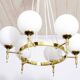 Lustre en laiton années 70