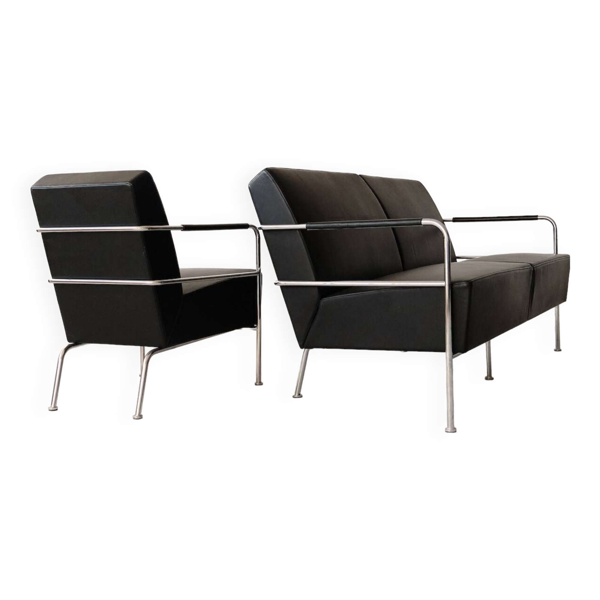 Canapé et fauteuil par Gunilla Allard, années 1990
