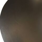 Coffee Table Beside 115cm – Black Thermo-lacquered Metal – Holiday Home