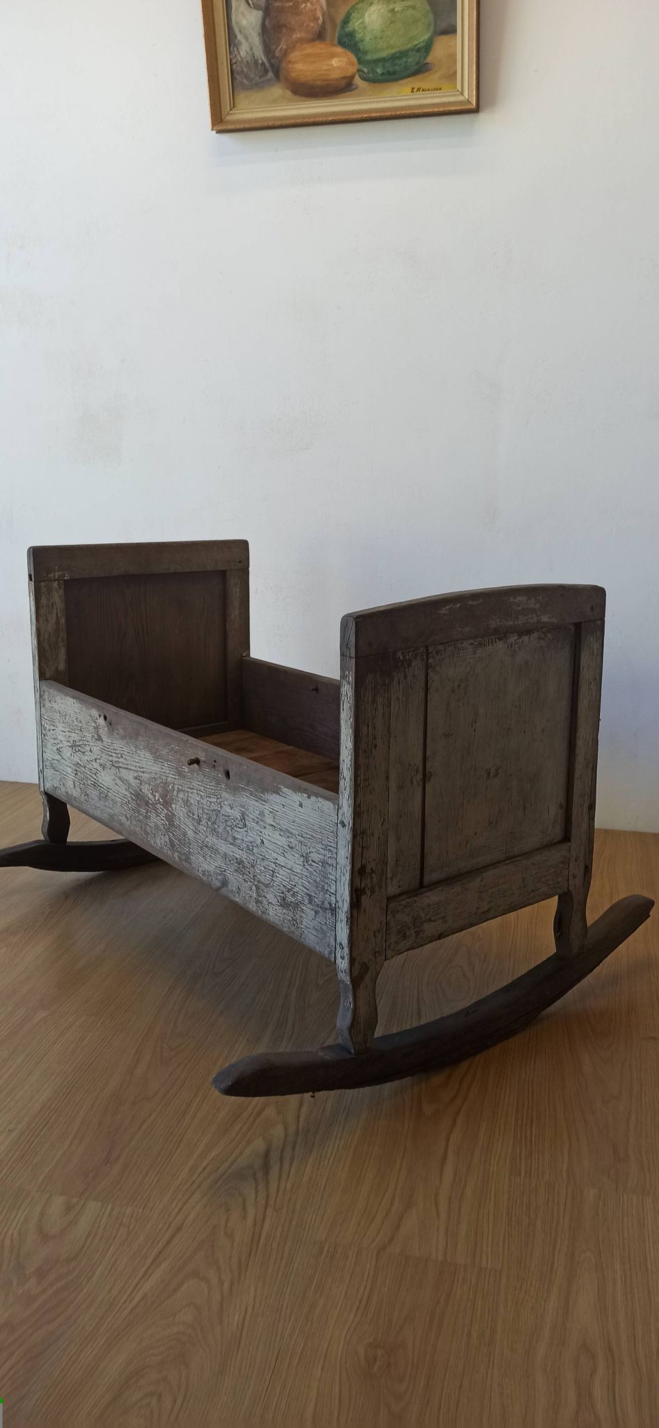 Old, antique cradle.