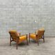 Saffron armchair pair