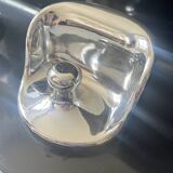 Large black magazine rack by Giotto Stoppino for Kartell, Italy 1970.