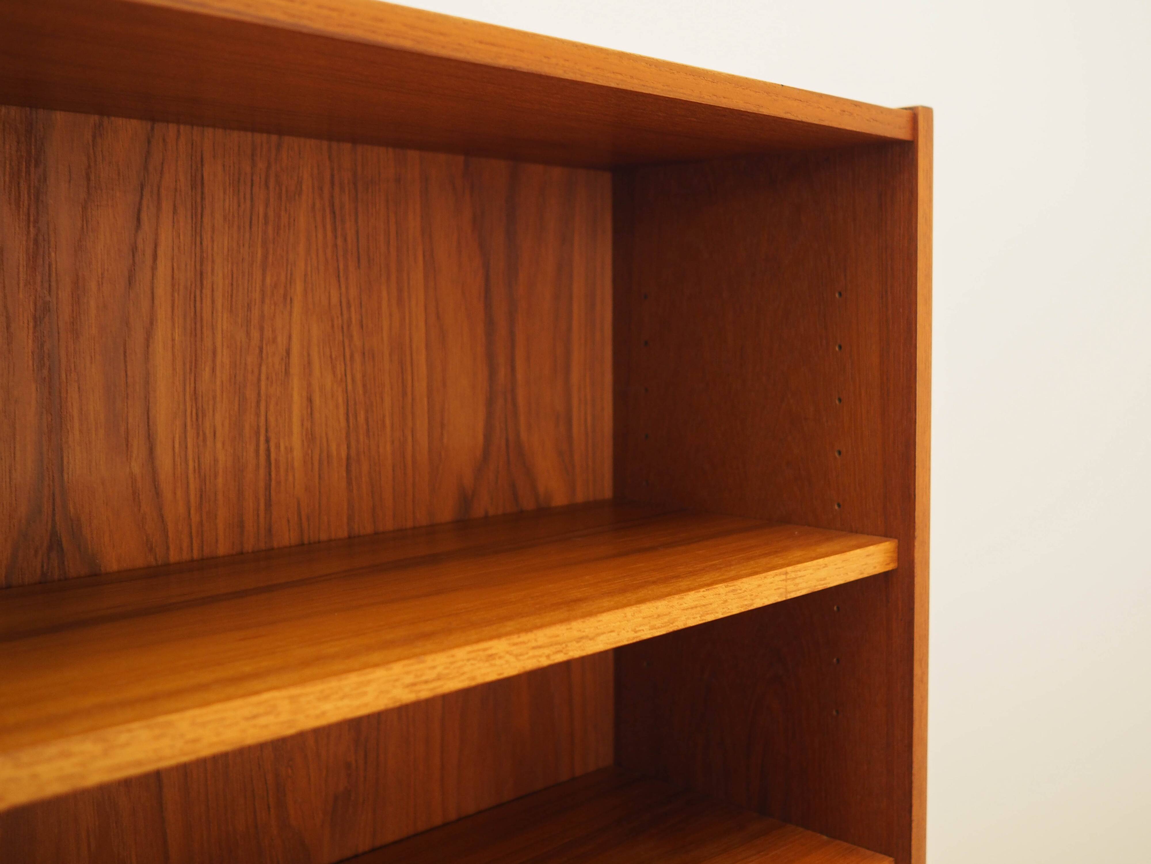Teak bookcase, Danish design, 1970s, made in Denmark