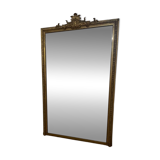Large Louis Philippe mirror from the late 19th century, 195x117.