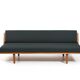 Early Daybed GE-258 by Hans Wegner 1950s / New Upholstery