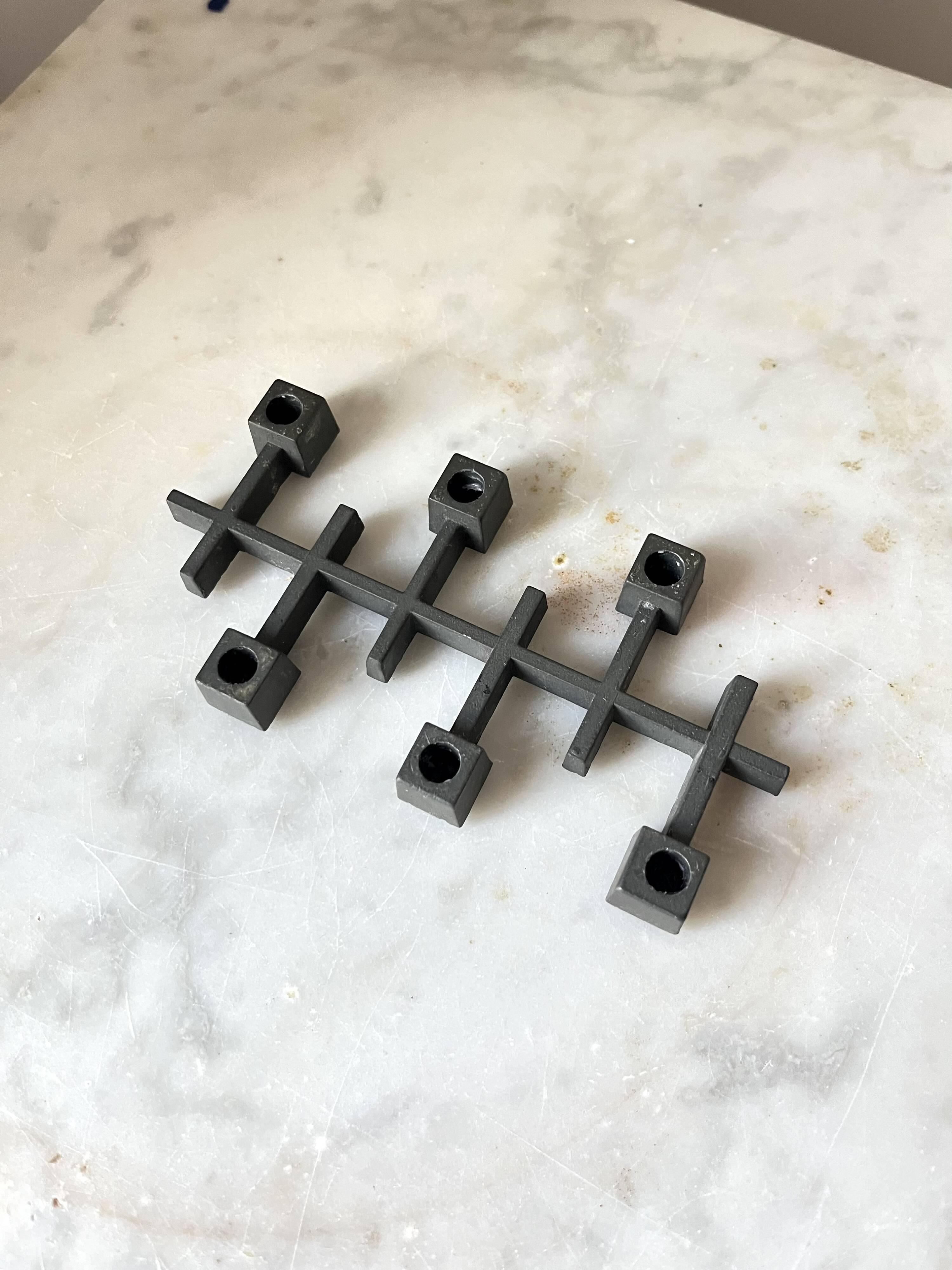 Vintage PARO Modular Candleholder by Jens Quistgaard – Danish Brutalist