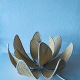 Lotus flower pendant light
