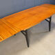 Table à manger extensible italienne des années 1950.