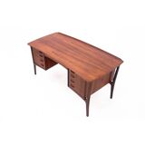 Teak Desk, designed by Svend Aage Madsen for H.P. Hansen, Denmark, 1960s