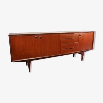 Enfilade scandinave en teck massif 1960