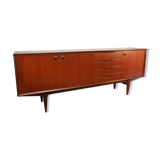 Scandinavian row in solid teak 1960