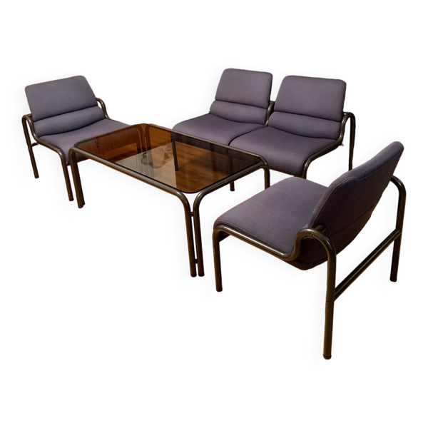 G30 set, canapé, 2 fauteuils and table basse par Martin Stoll, Allemagne, 1980s.
