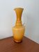 Vintage amber opaline vase retro mid-century glassware