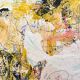 Felix Bachmann, Abstract Multicolored Composition, 2023, Mixed Media, Framed