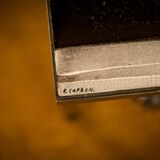 Rectangular coffee table model Soleil by Roger Capron