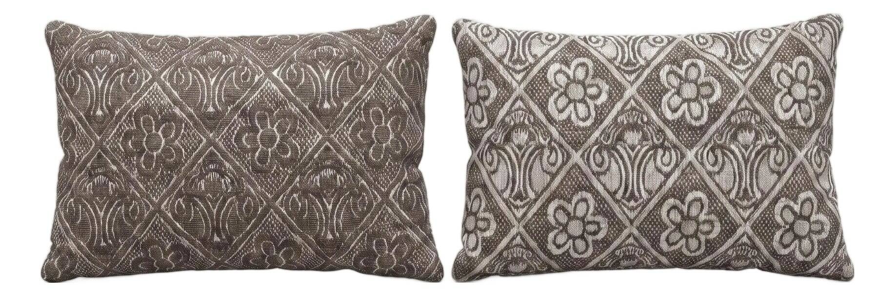 Lot de 2 housses de coussin kilim vintage 41x61 cm