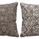 Lot de 2 housses de coussin kilim vintage 41x61 cm