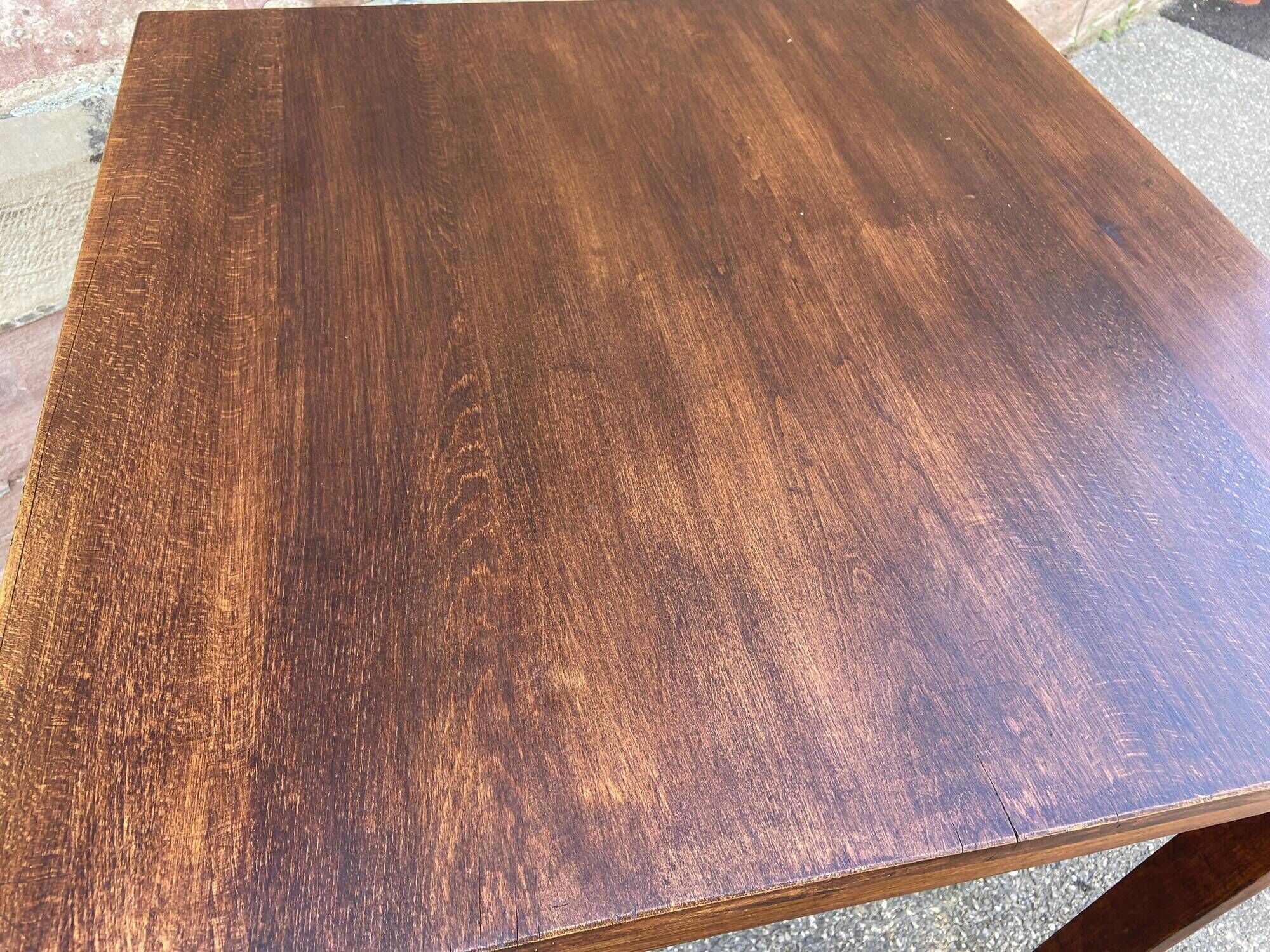 Café table bistro vintage brewery 1950 beech and fir tree colmar beer