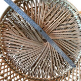 Wicker armchair