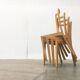 Chaises de salle à manger en bois vintage de Sirch, Bitzer, lot de 4