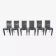 Suite de 6 chaises Louis 20 design années 90 par Philippe Starck pour Vitra