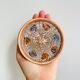 Romanian handicraft ceramic plate