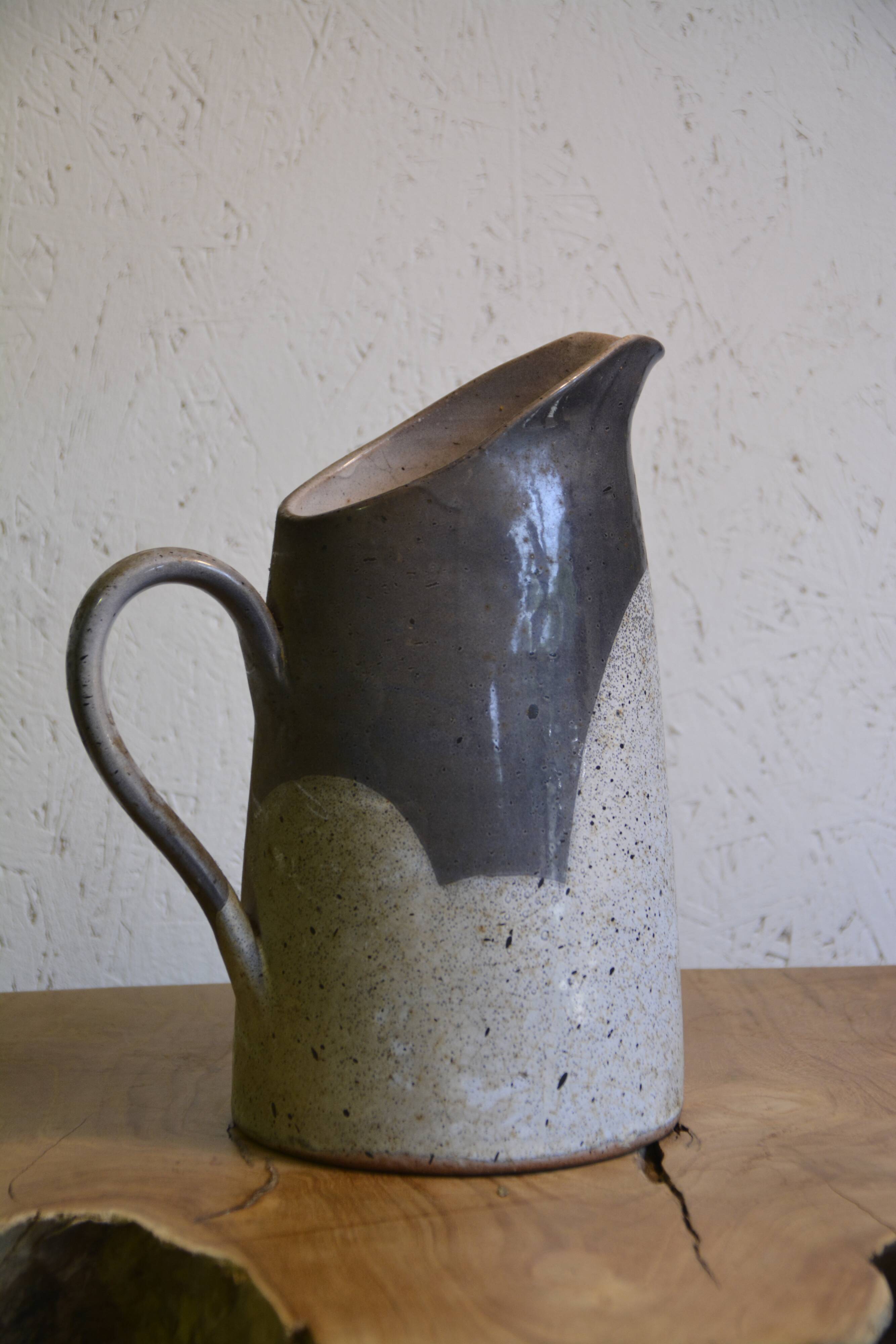 Gray pitcher