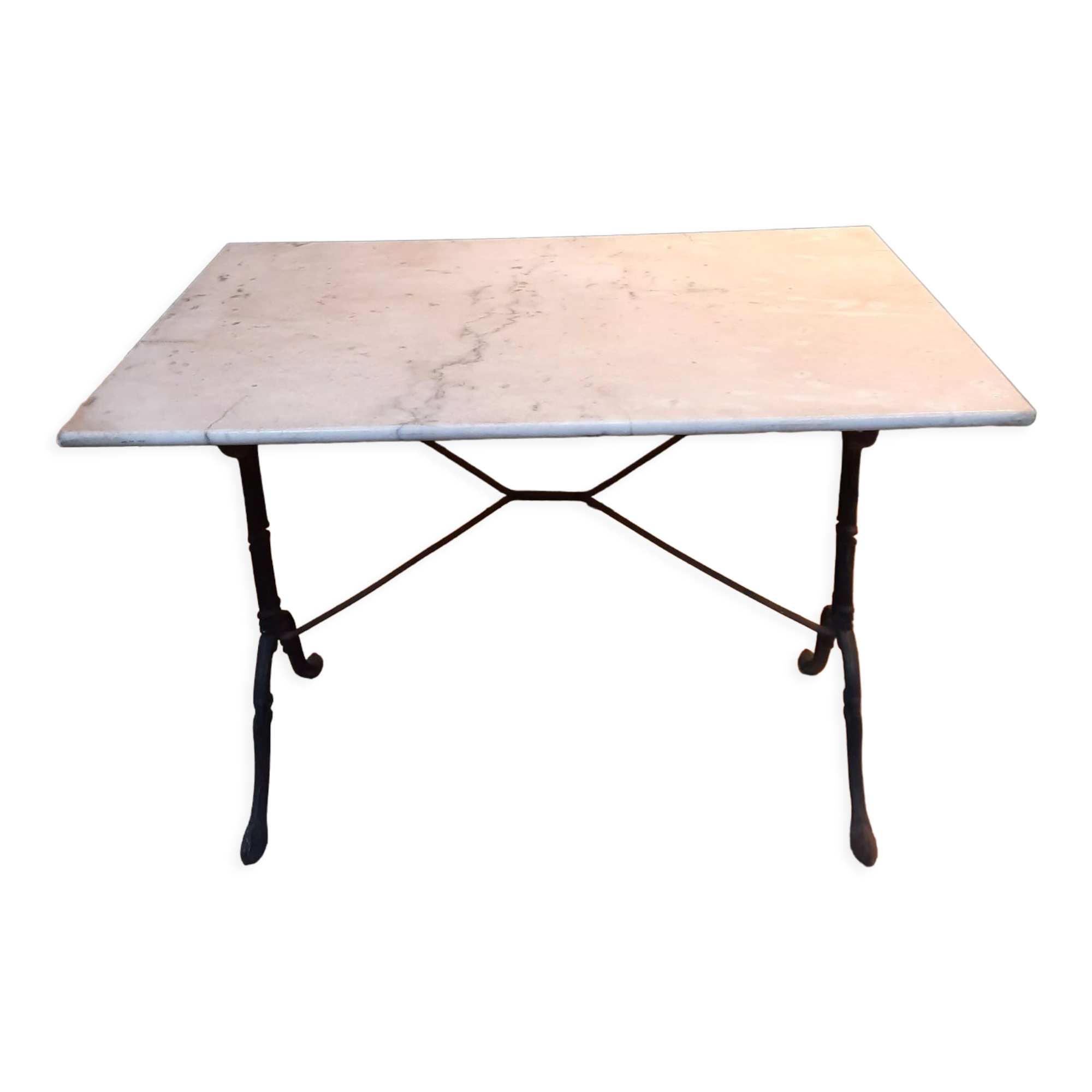 Table bistrot marbre