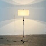 Mid-century German minimalist tripod floor lamp from the 1960s.