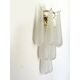 Clear “Conchiglie” Murano Glass Gold Wall Sconce by Simoeng