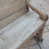 3 meter long solid wood bench