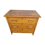 Antique solid wood chest of drawers 1940/1945