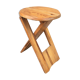 Tabouret pin massif pliable design Adrian Reed, modèle "suzy"