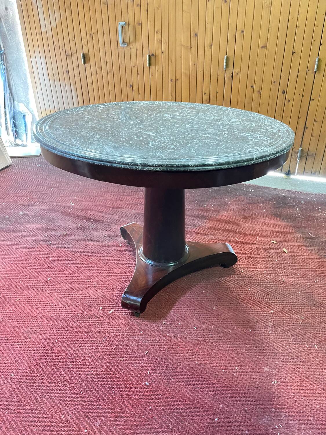 Empire pedestal table