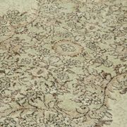 Tapis beige anatolien tissé à la main 202 cm x 312 cm