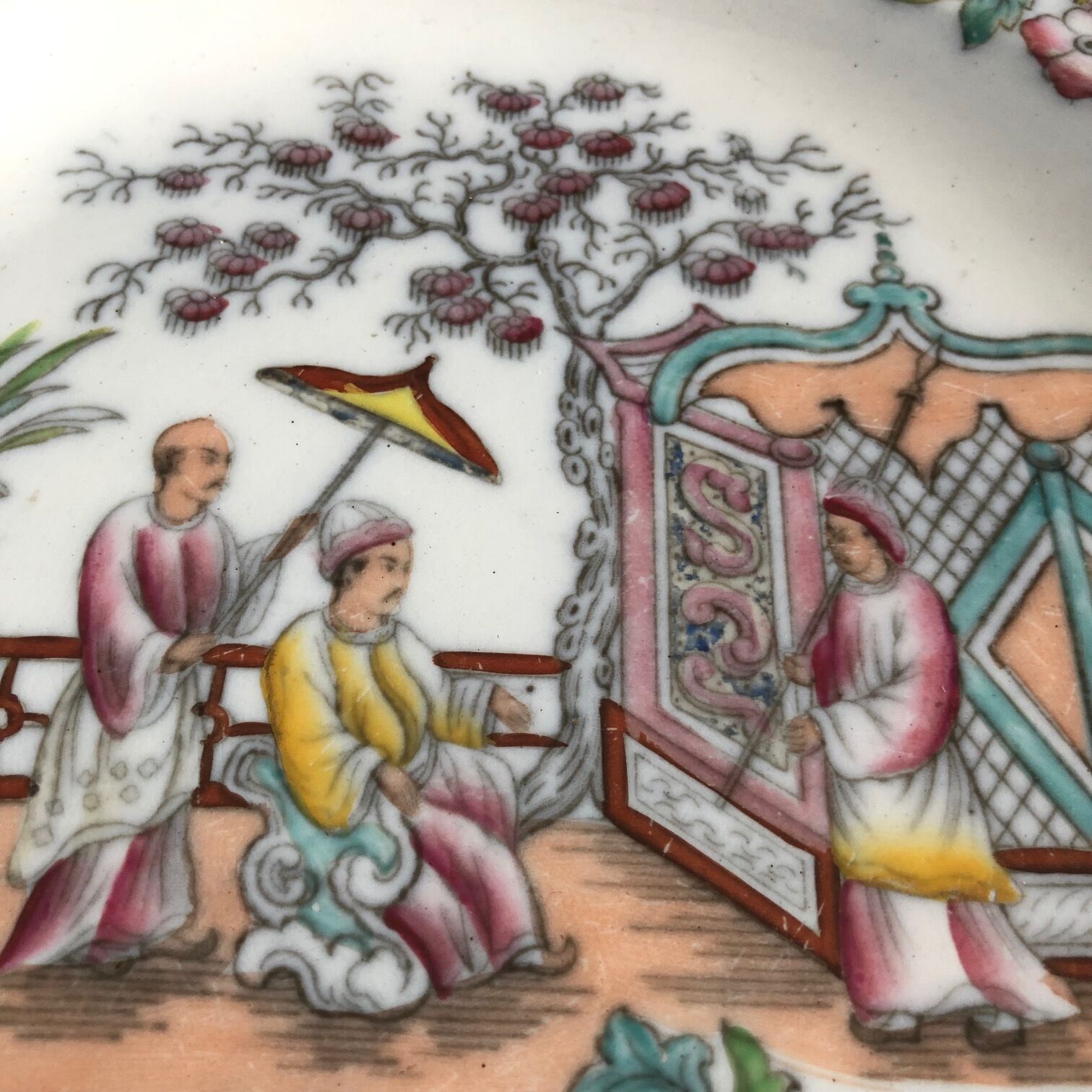 Signed old chinese plate