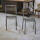 Pair of chairs attributed to René Malaval 1950s
