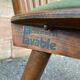 6 vintage chairs Baumann 1960 mid-century Scandinavian compass feet simi