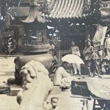 Old photography stereo, stereograph, luxury albumine 1903 shanghai district, China