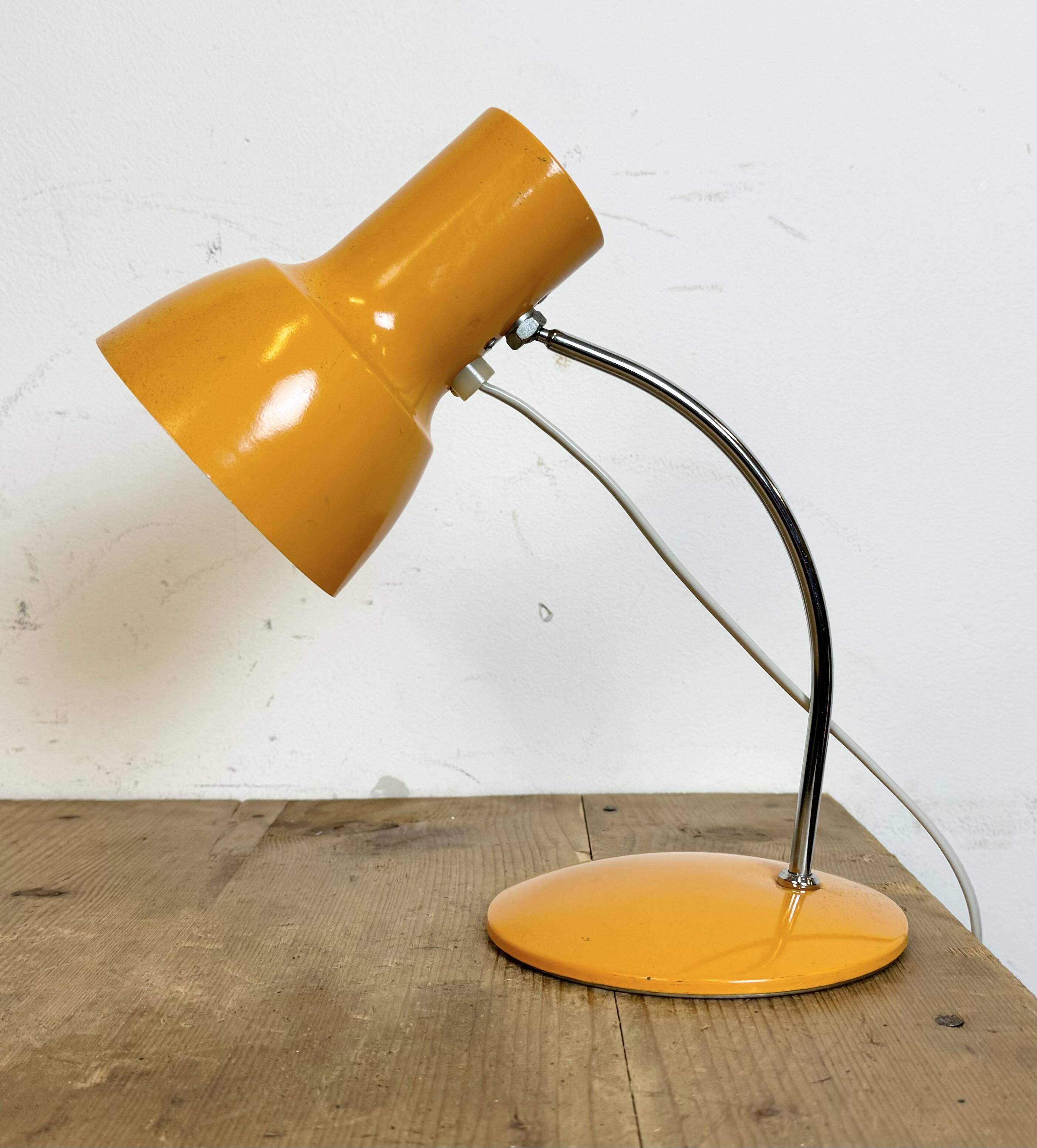 Orange Table Lamp by Josef Hurka for Napako, 1970s