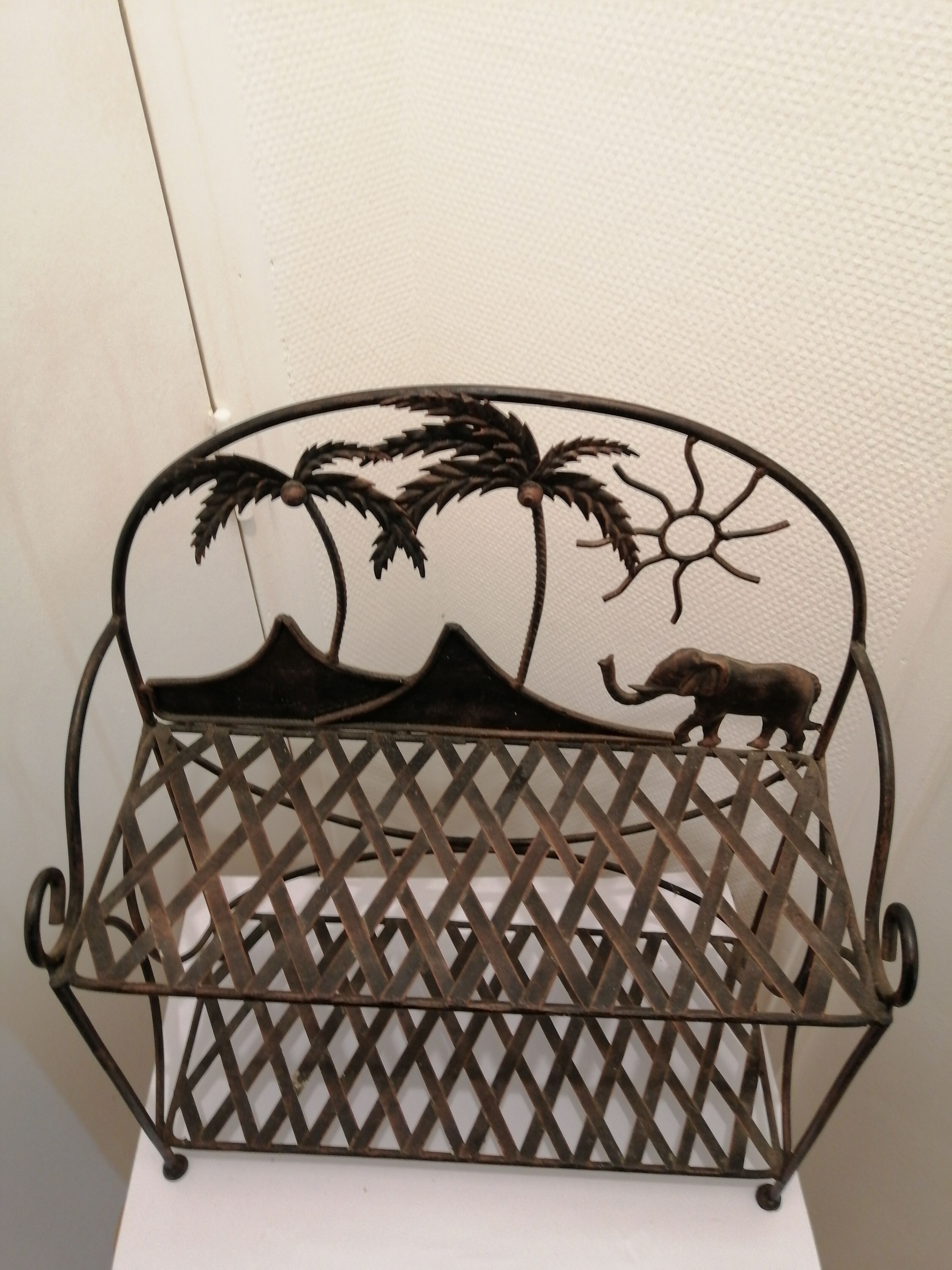 Iron floor forge decor orental