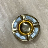 Ashtray brass and mother-of-pearl