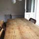 Solid wood farmhouse table